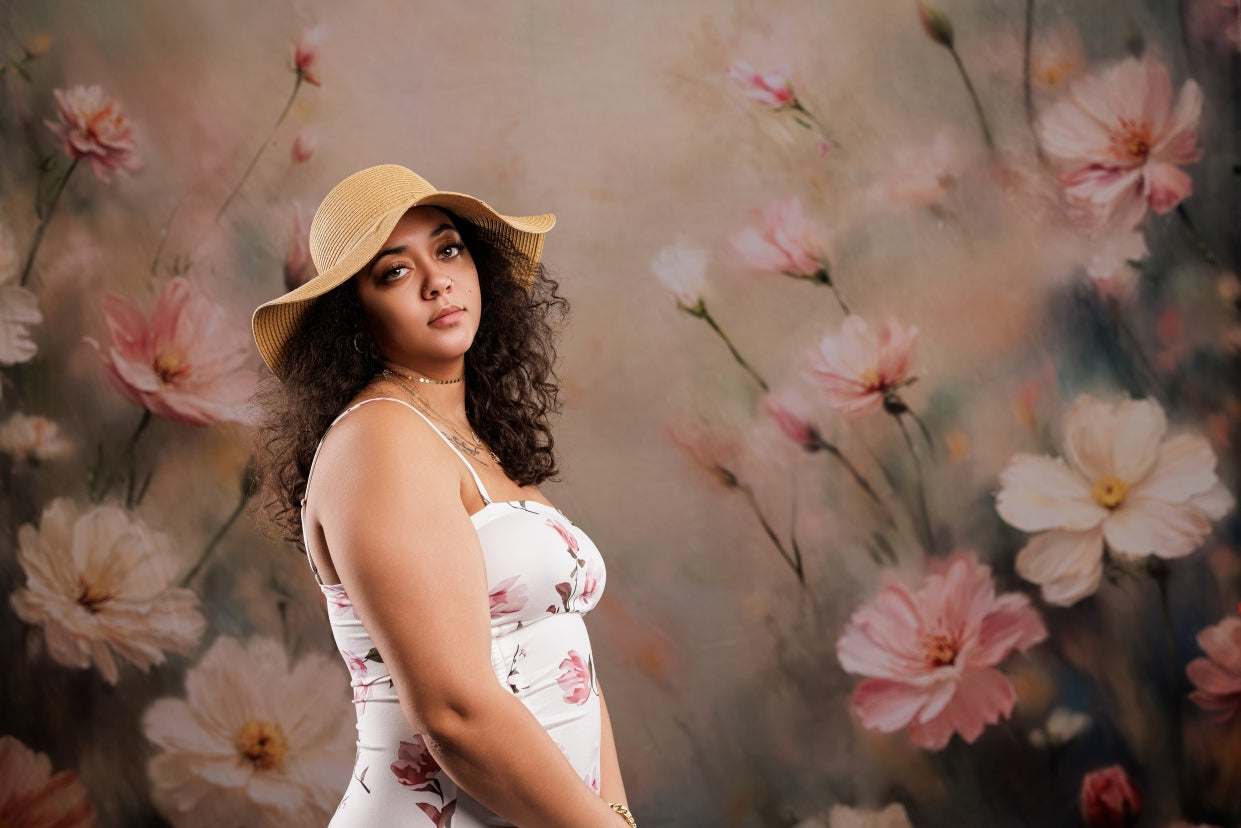 LONSALE Kate Spring Fine Art Floral Pastel Backdrop Designed by Emetselch - Kate Backdrop AU