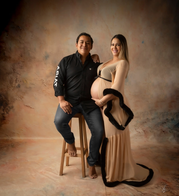 Kate Abstract Texture Light Brown Backdrop Designed by Emetselch - Kate Backdrop AU