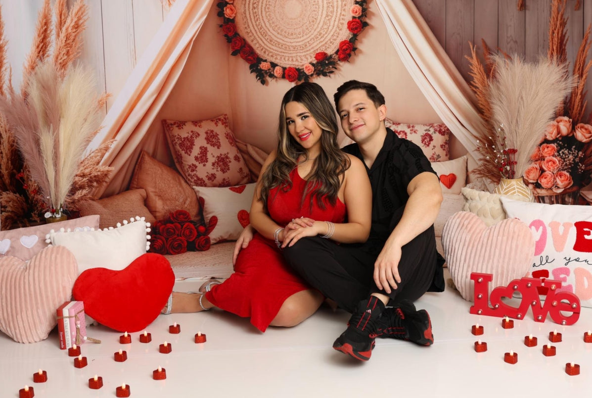Kate Boho Tent Flower Backdrop Designed by Emetselch - Kate Backdrop AU