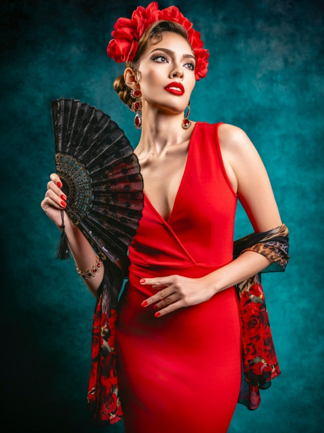 Kate Abstract Green Blue Backdrop Designed by GQ