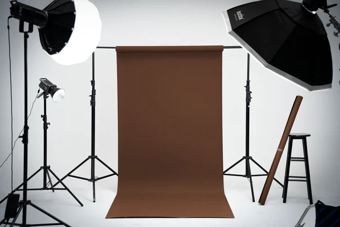 Kate Cocoa Brown Seamless Paper Backdrop for Photography - Kate Backdrop AU