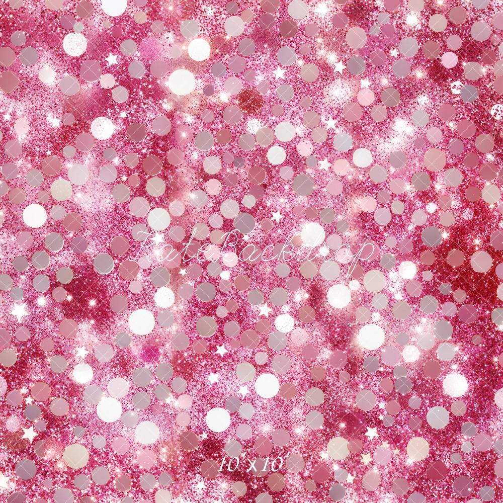 Kate Pink Glitter Bokeh Backdrop Designed by Emetselch