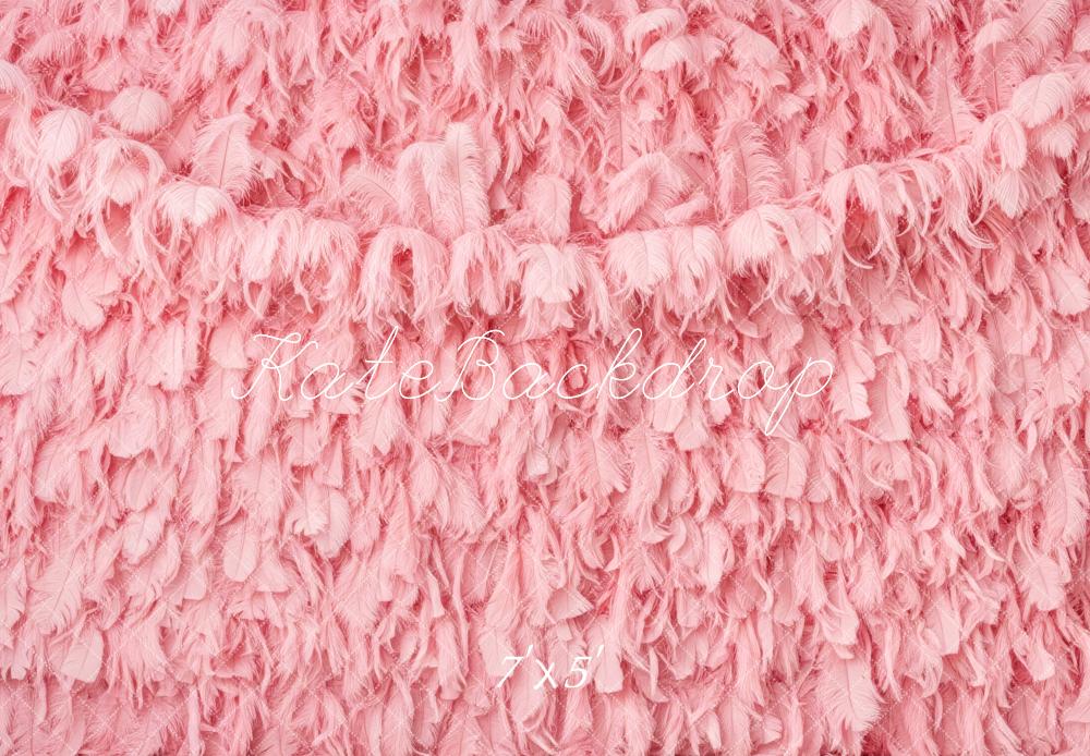 Kate Pink Feather Layers Texture Backdrop Designed by Patty Roberts