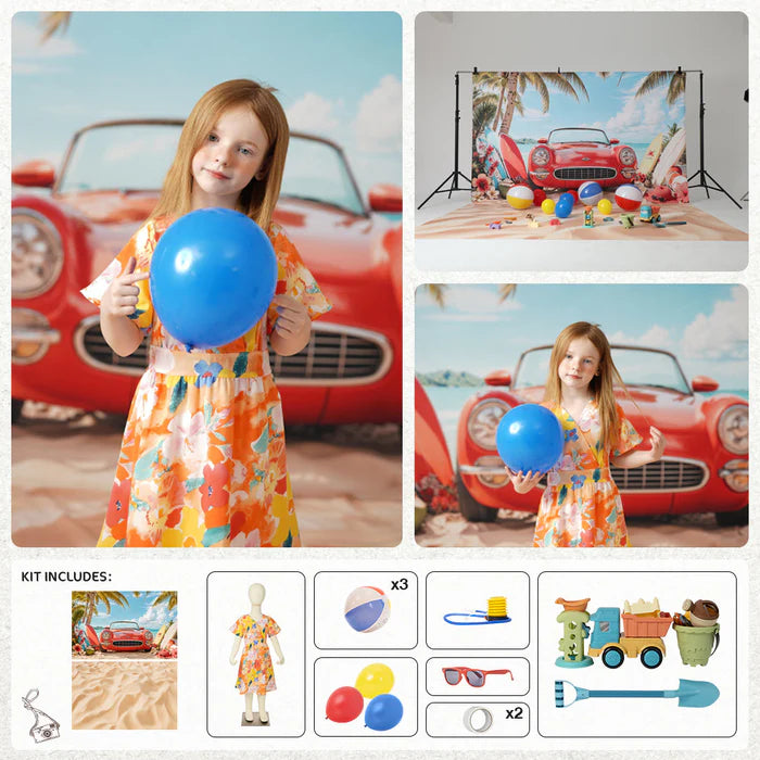 Kate Summer Beach Photo Kit - Kate Backdrop AU