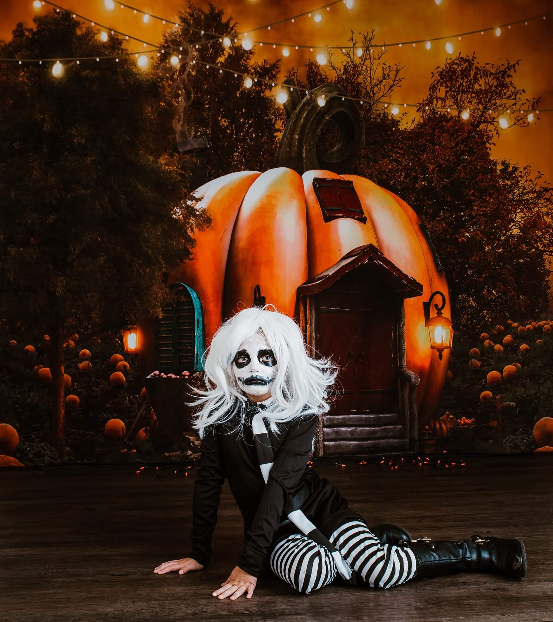 Kate Fall Pumpkin Backdrop Lights for Photography - Kate Backdrop AU