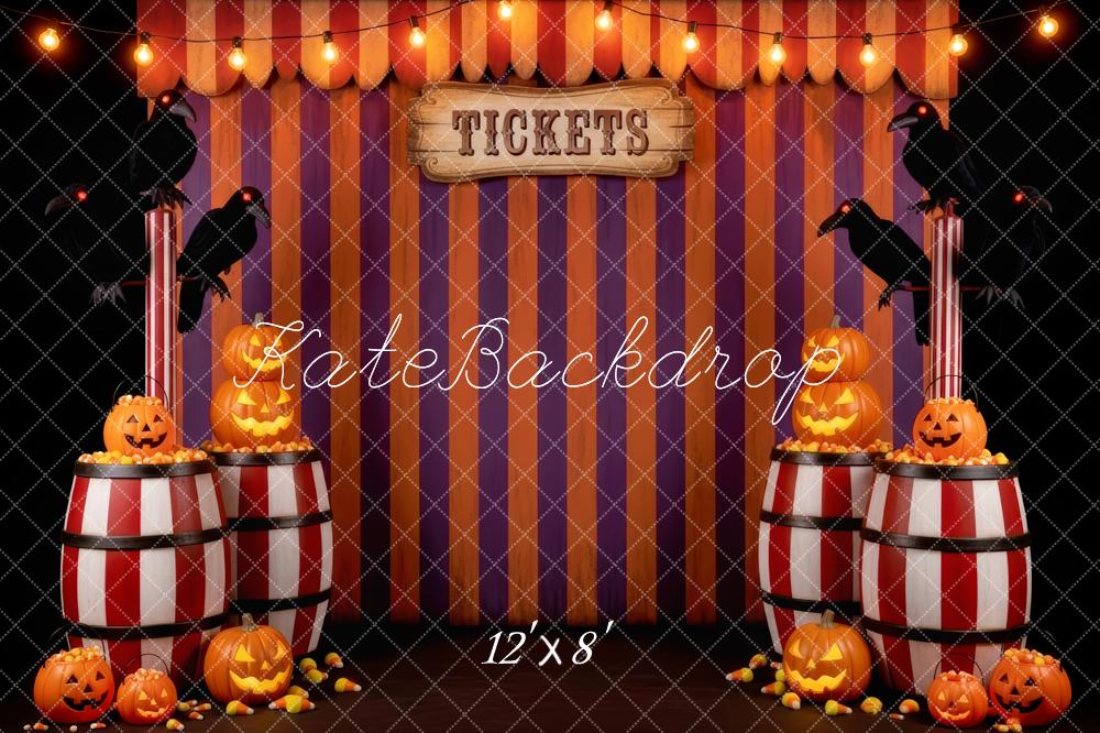 Kate Halloween Circus Backdrop Designed by Patty Roberts - Kate Backdrop AU