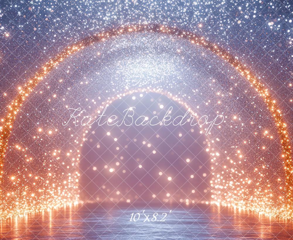 Kate Glitter Arched Lights Sparkle Backdrop Designed by Mini MakeBelieve - Kate Backdrop AU