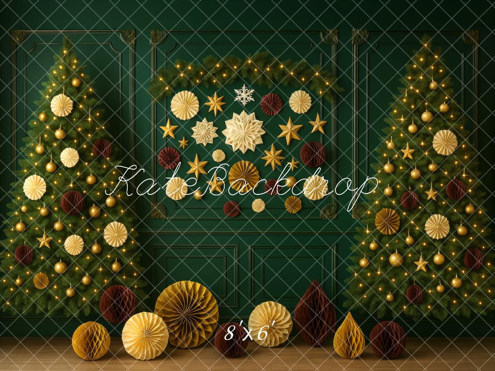Kate Green Christmas Tree Backdrop Designed by Megan Leigh - Kate Backdrop AU