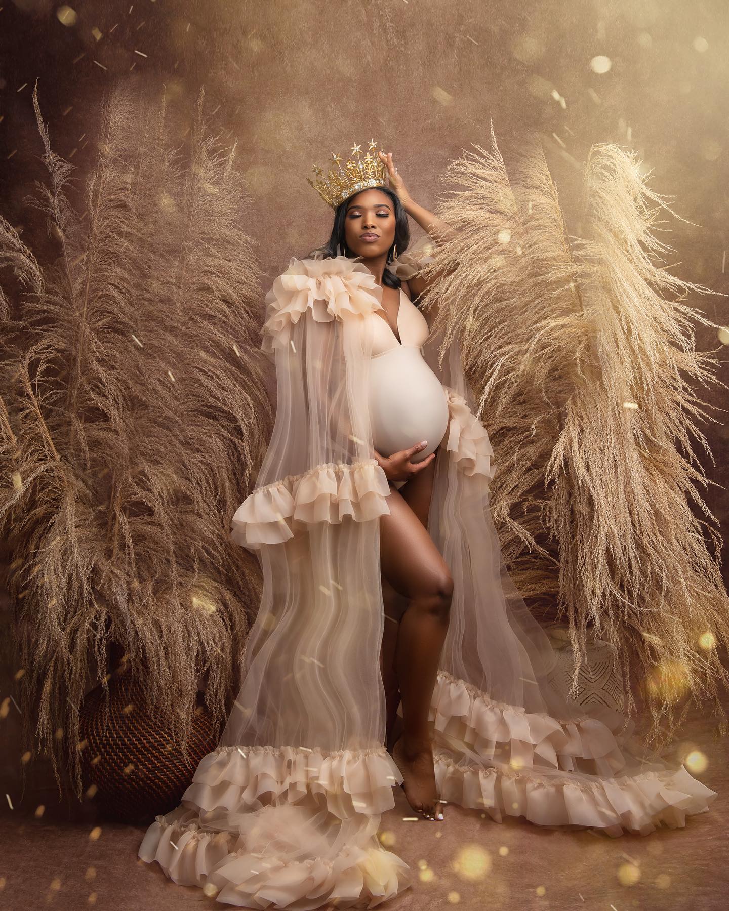 Kate Sweep Backdrop Brown Abstract For Photography - Kate Backdrop AU