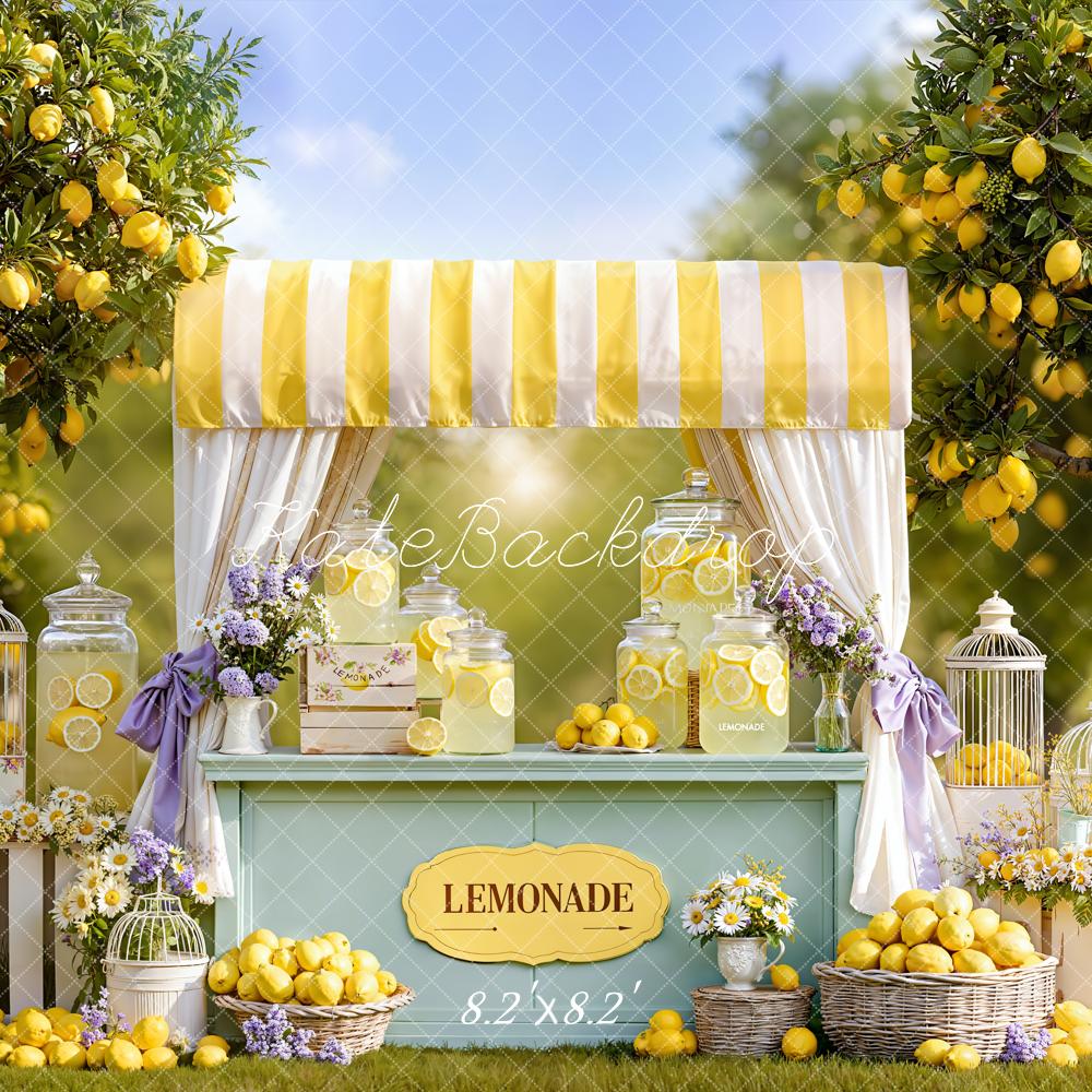 Kate Lemonade Stand Summer Backdrop Designed by Emetselch