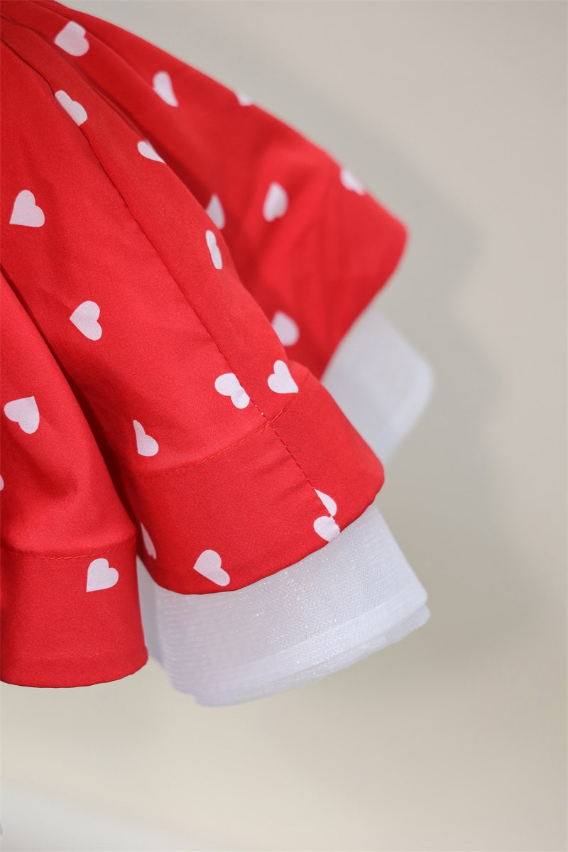 Kate Spring/Summer Heart Collar Kids Dress for Photography - Kate Backdrop AU