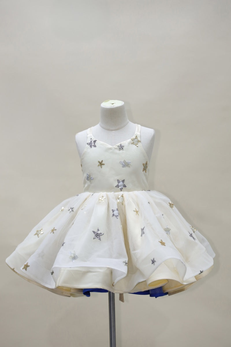 Kate Spring/Summer Stage Tie Star Mesh Kids Dress for Photography - Kate Backdrop AU