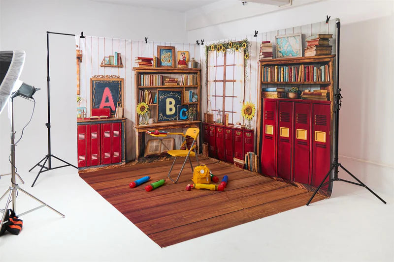 Kate Back To School Classroom Pencil Room set Photo Kit