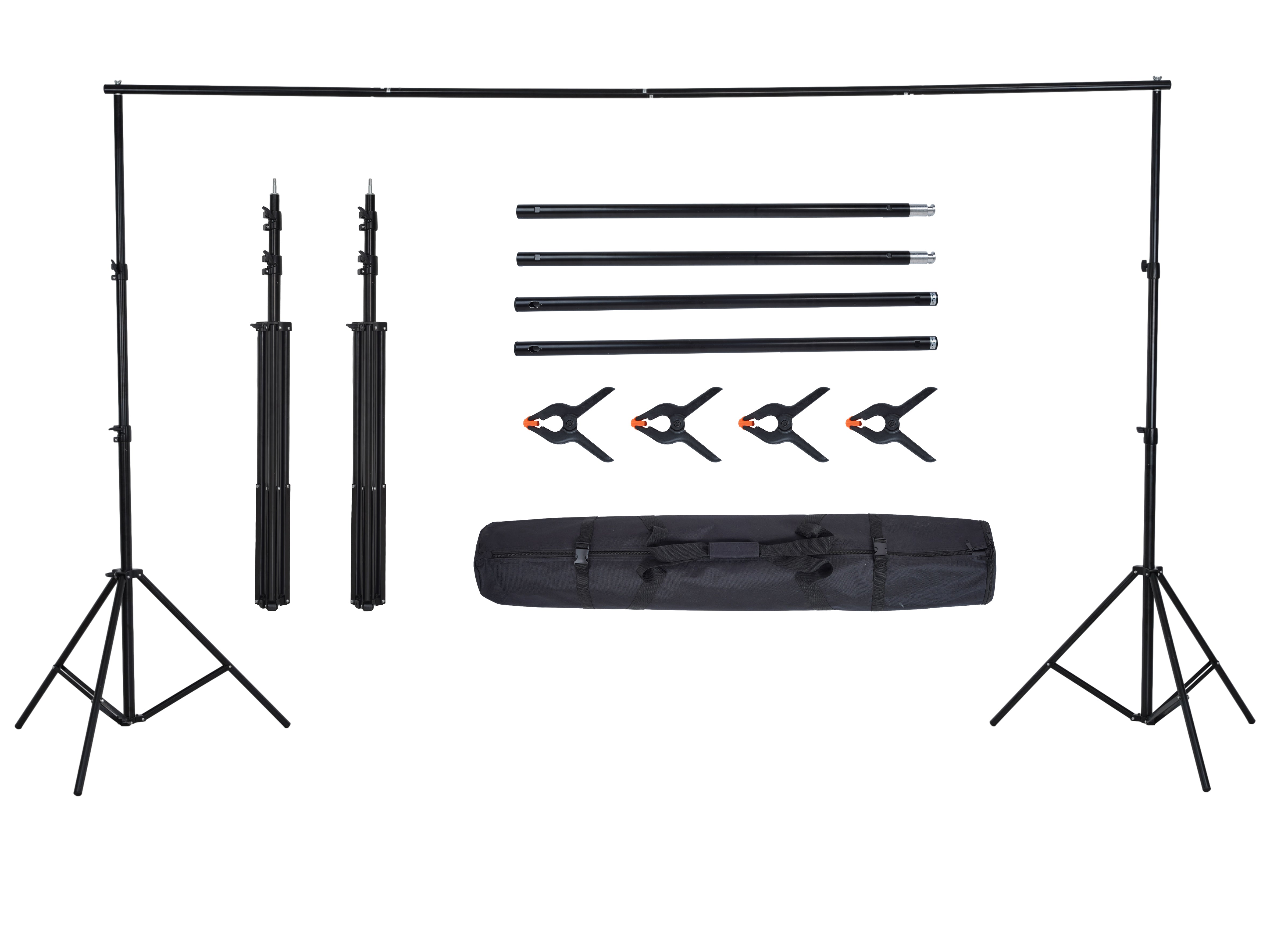 采购原因,暂时下架Kate Black Aluminum 4 CrossBars Backdrop Stand for Photography - Kate Backdrop AU