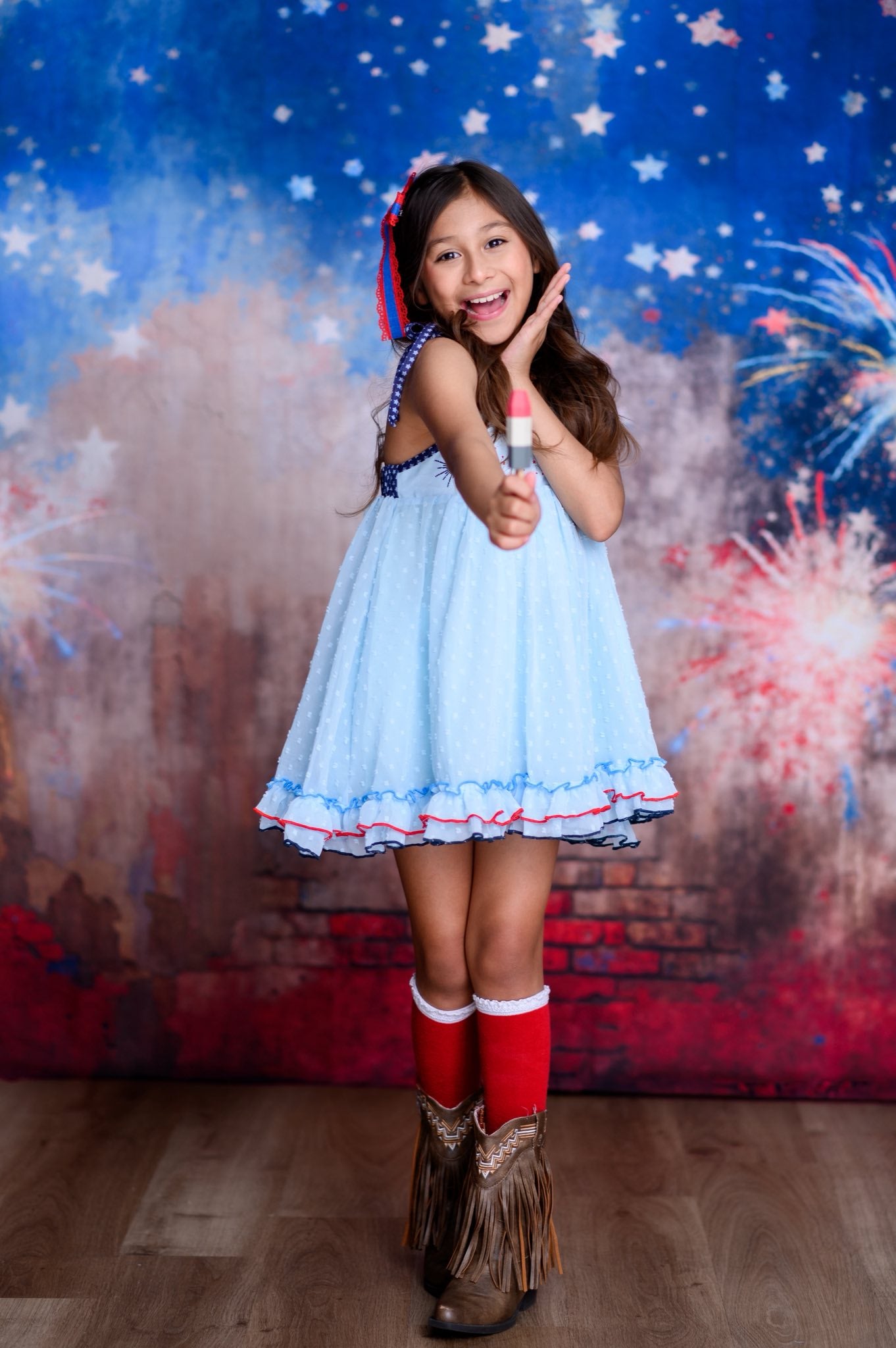 Kate Independence Firework sand Smoke Backdrop Designed by Angela Marie Photography - Kate Backdrop AU
