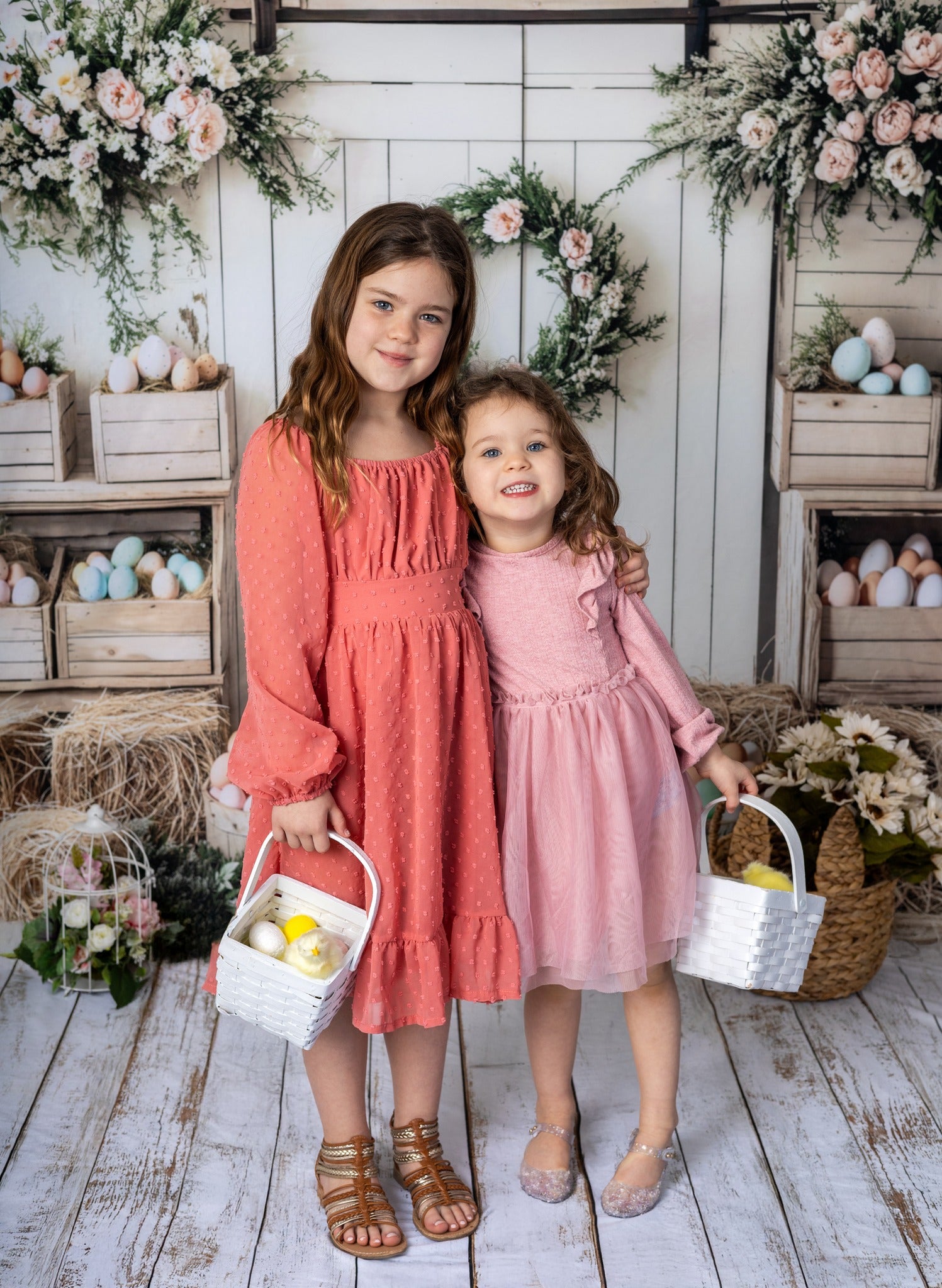 Kate Fleece Easter Egg Flower Backdrop Designed by Emetselch - Kate Backdrop AU