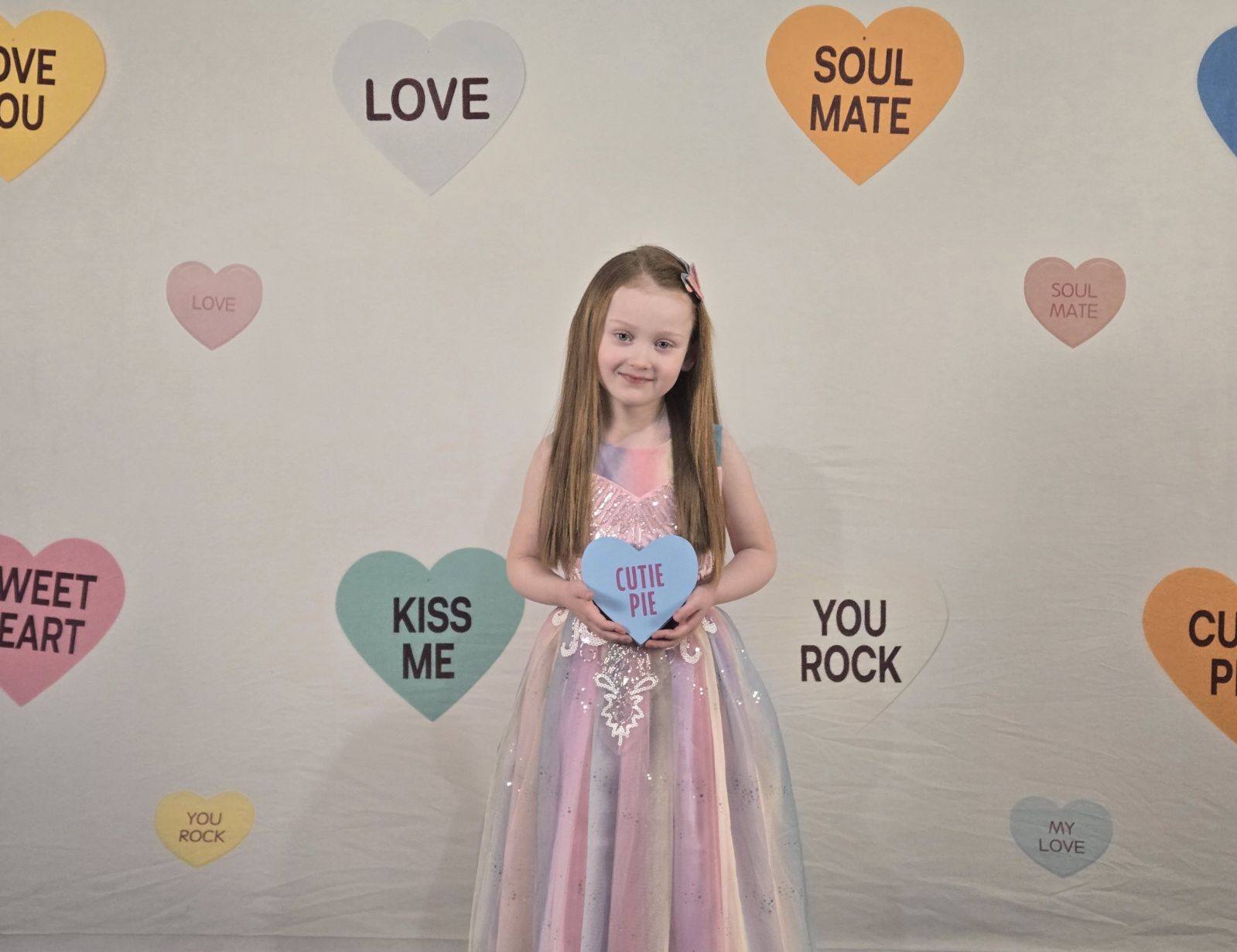 Kate Valentine Conversationhearts Backdrop Designed By Erin Larkins - Kate Backdrop AU