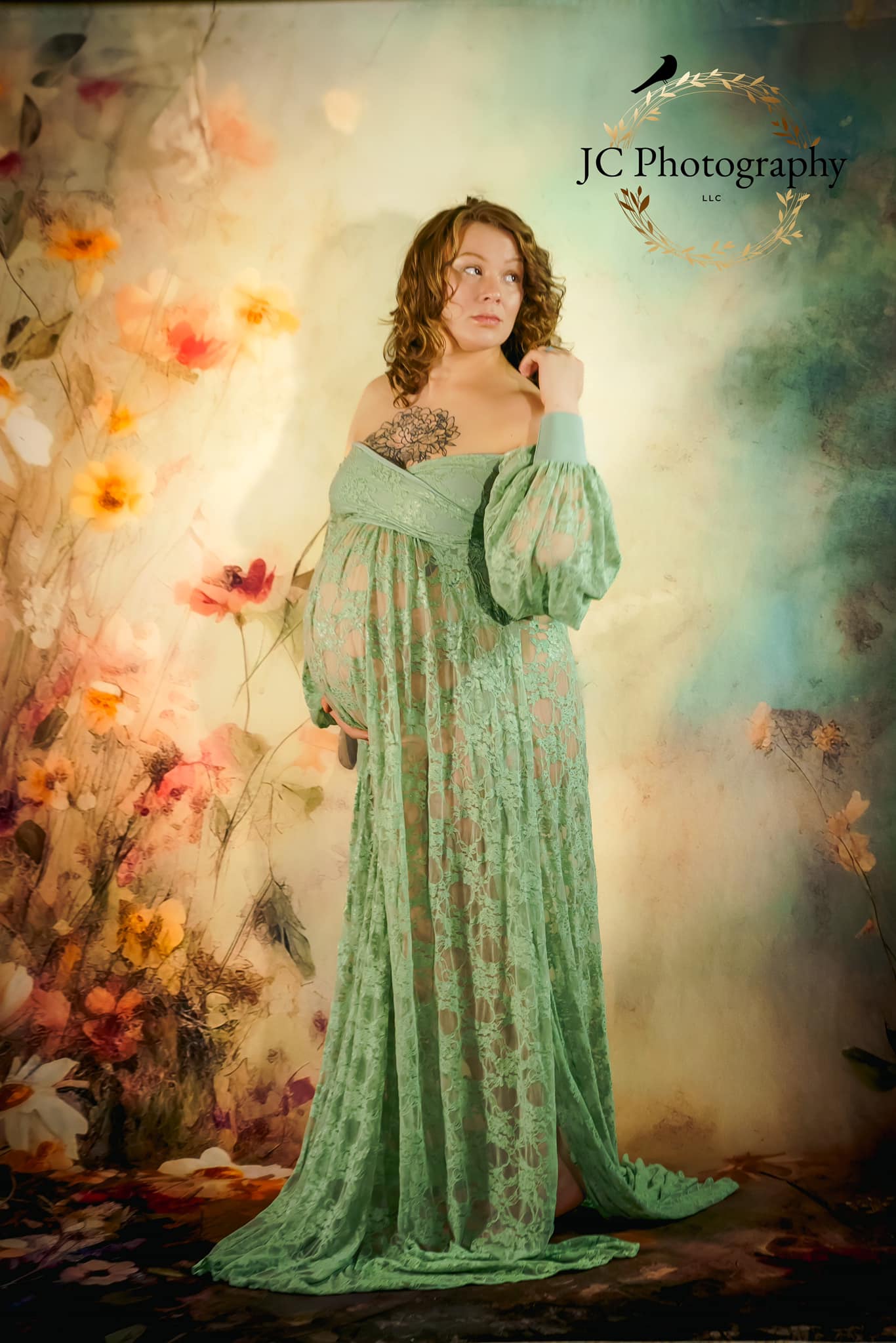 Kate Mystical Blooms Fine Art Fleece Backdrop Designed by Patty Robertss - Kate Backdrop AU
