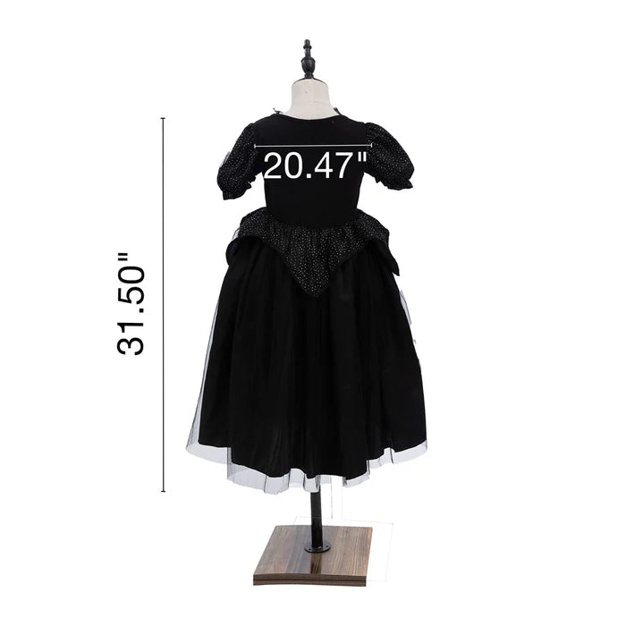 Kate Halloween Black Devil Wings Children's Dress Set