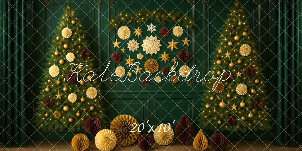 Kate Green Christmas Tree Backdrop Designed by Megan Leigh - Kate Backdrop AU