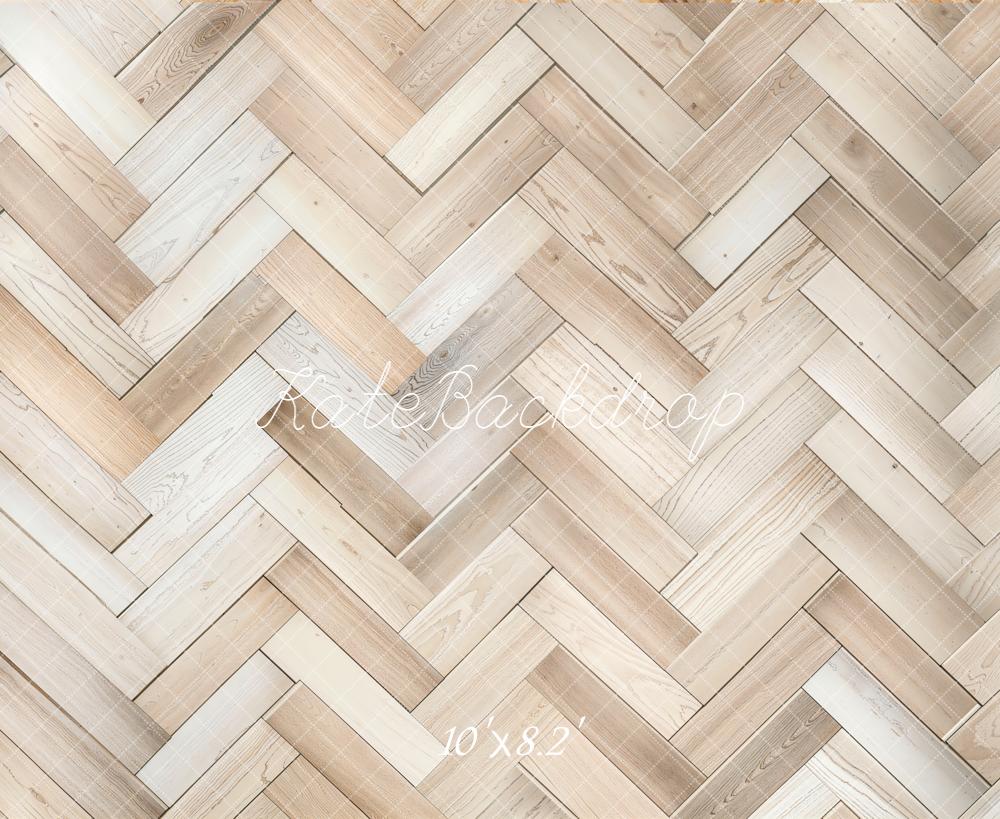Kate Herringbone Wood Pattern Backdrop Designed by Kate Image - Kate Backdrop AU