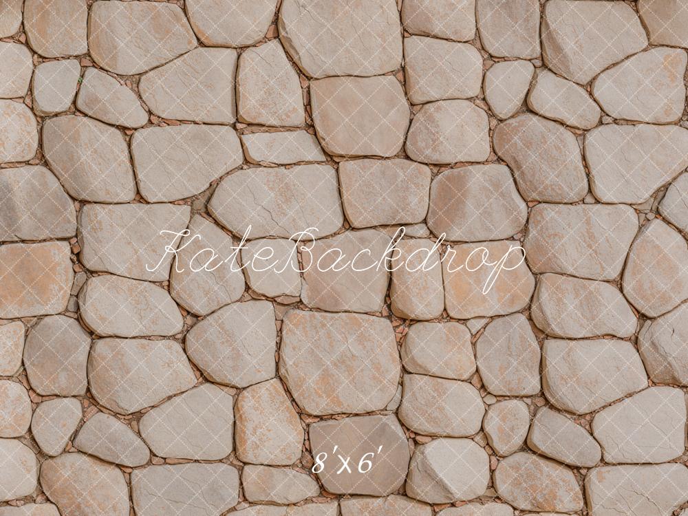 Kate Cobblestone Stone Wall Backdrop Designed by Emetselch
