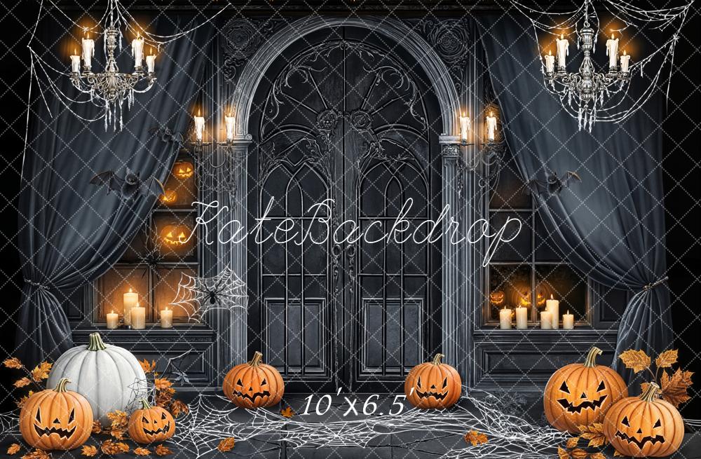 Kate Halloween Spiderwebs Backdrop Designed by Chain - Kate Backdrop AU