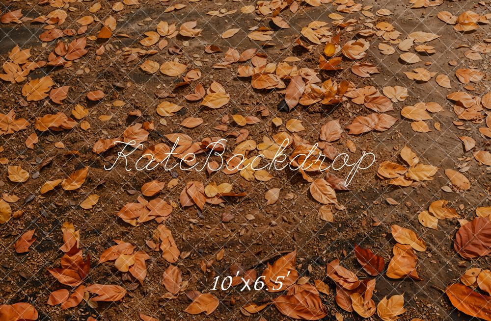 Kate Autumn Leaves Ground Backdrop Designed by Emetselch