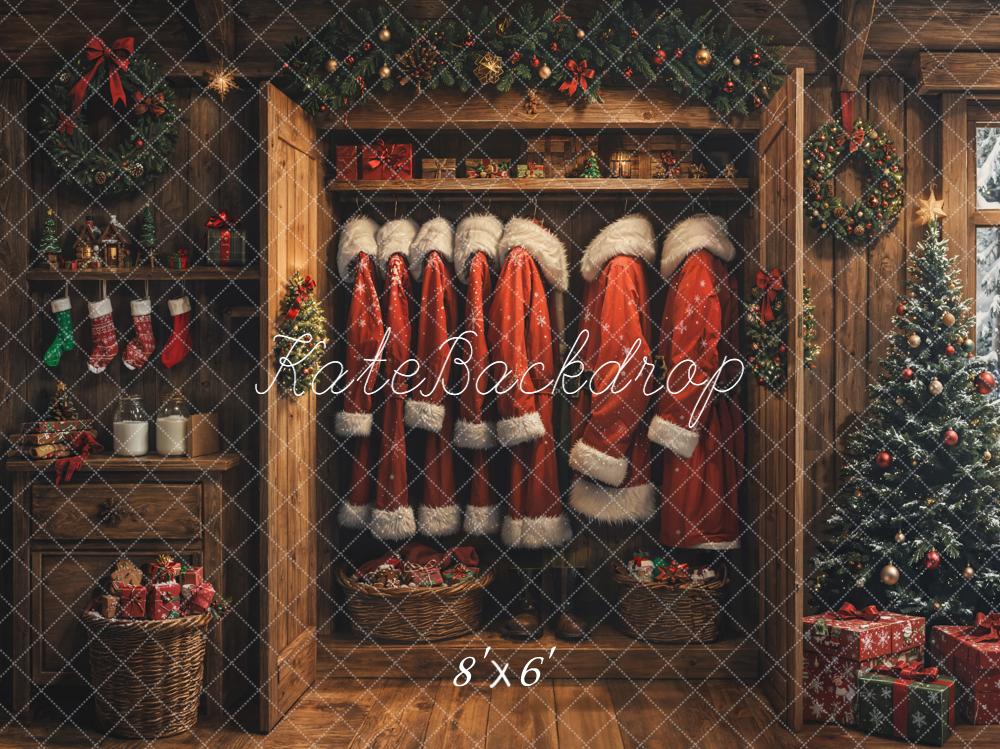 Kate Christmas Santa Costumes Backdrop Designed by Emetselch - Kate Backdrop AU