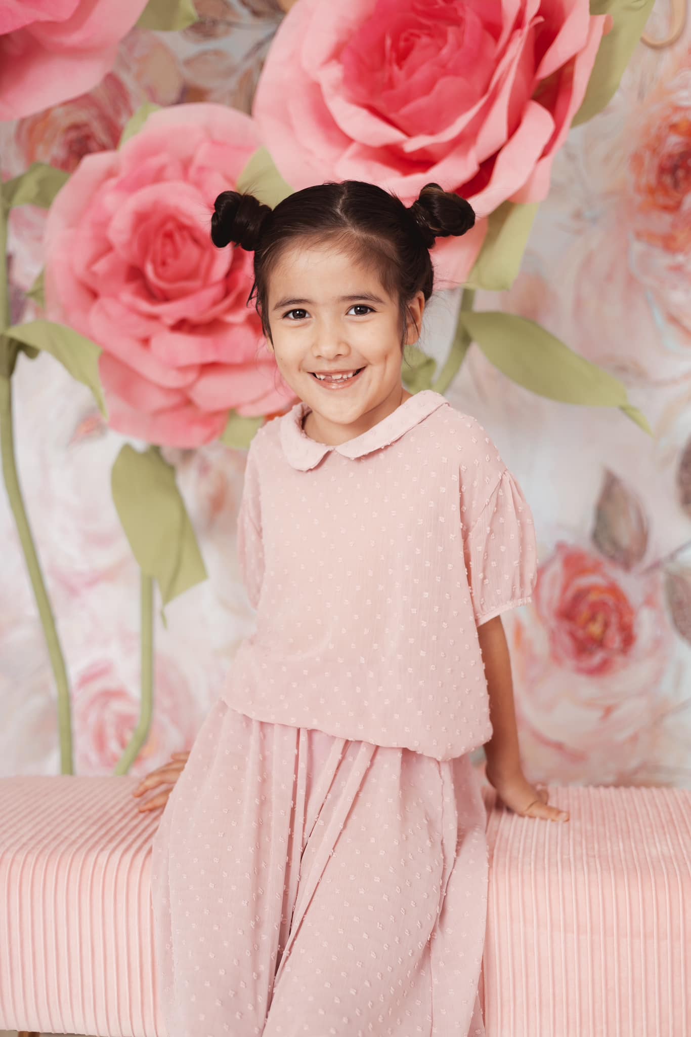 Kate Fine Art Backdrop Pink Flower Floral Oil Painting for Photography - Kate Backdrop AU