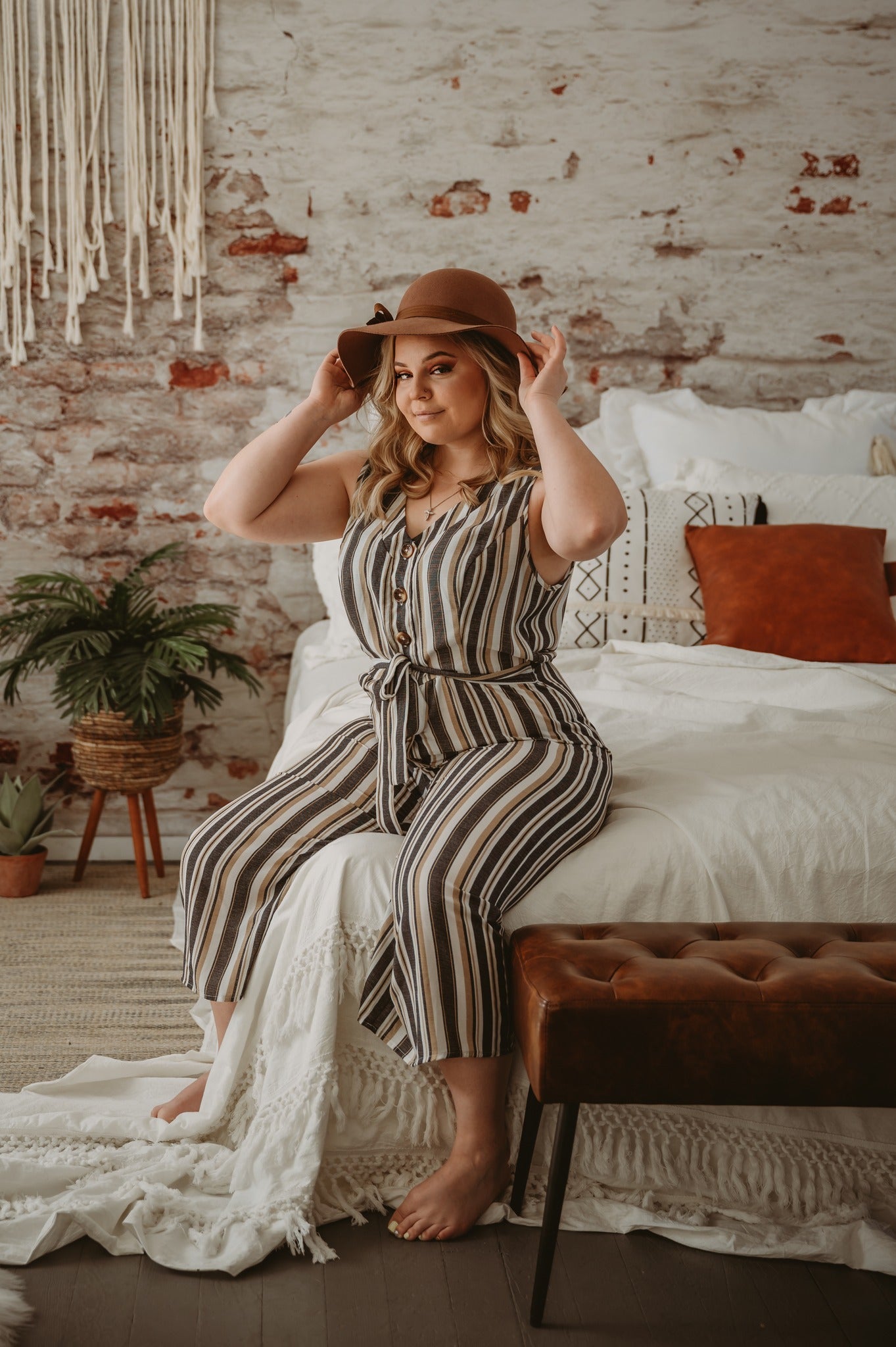 Kate Damaged Brick White Wall  Backdrop for Photography Designed by Pine Park Collection - Kate Backdrop AU