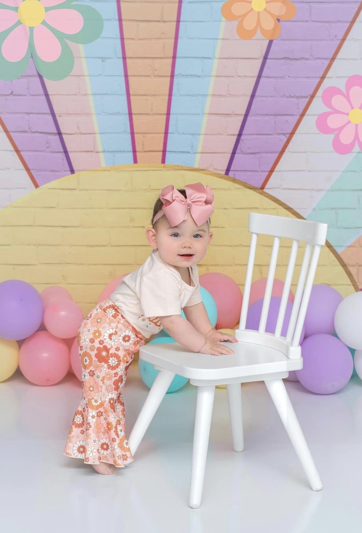 Kate Rainbow Sunshine Wall Backdrop Designed by Mandy Ringe Photography - Kate Backdrop AU