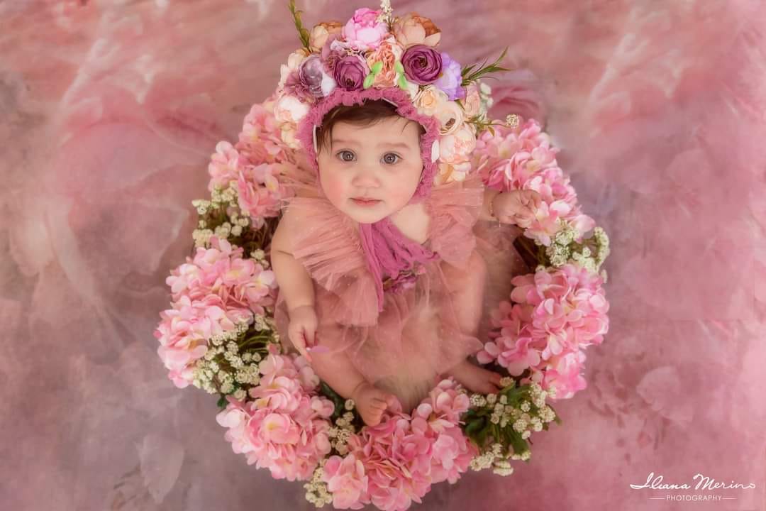 Kate Fine Art Blurry Floral Pink Backdrop Designed by GQ - Kate Backdrop AU