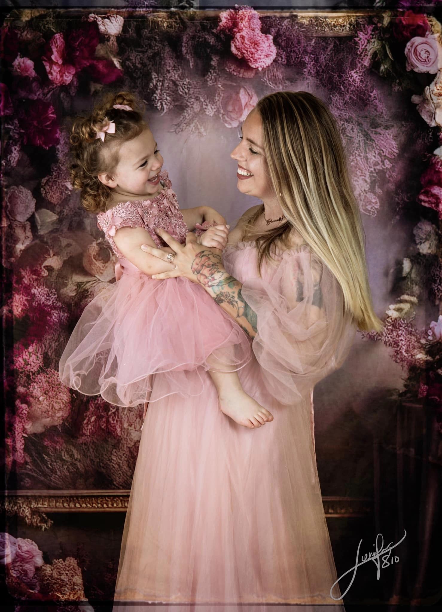 Kate Purple Floral Room Backdrop Birthday Wedding Celebration Designed by Mini MakeBelieve - Kate Backdrop AU