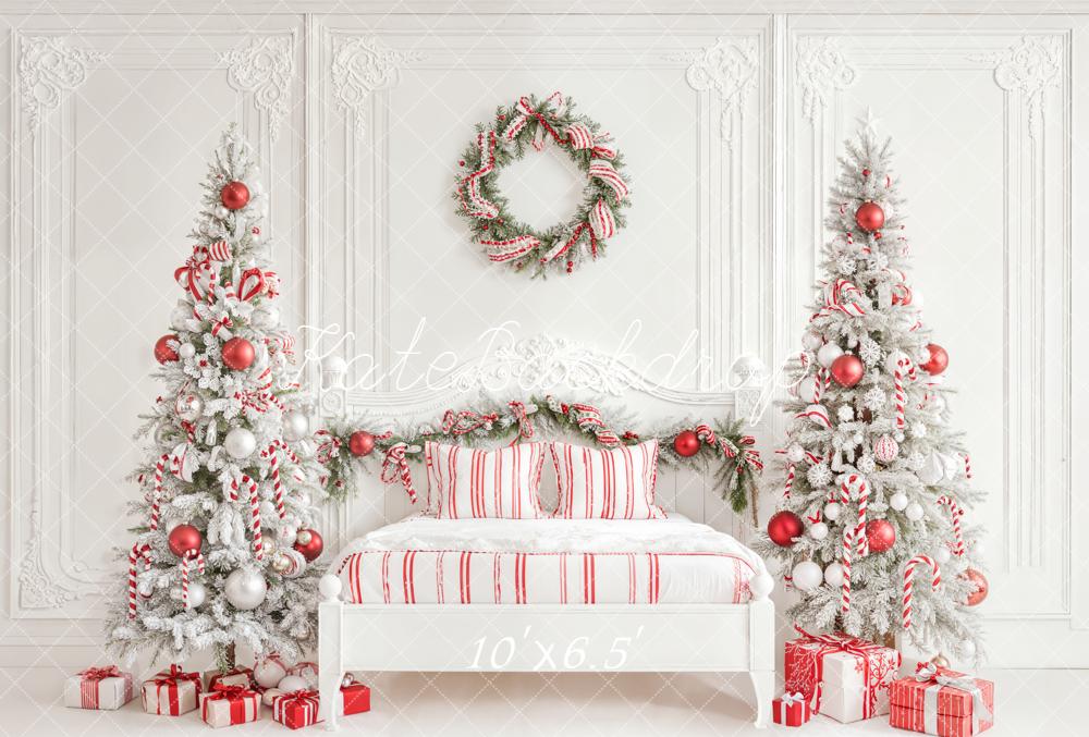 Kate Christmas Trees Bed Fleece Backdrop Designed by Emetselch