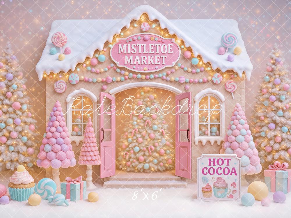 Kate Christmas Gingerbread Candy Backdrop Designed by Ashley Paul