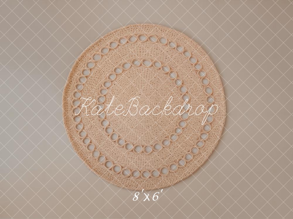 Kate Boho Circle Beige Backdrop Designed by Kate Image - Kate Backdrop AU