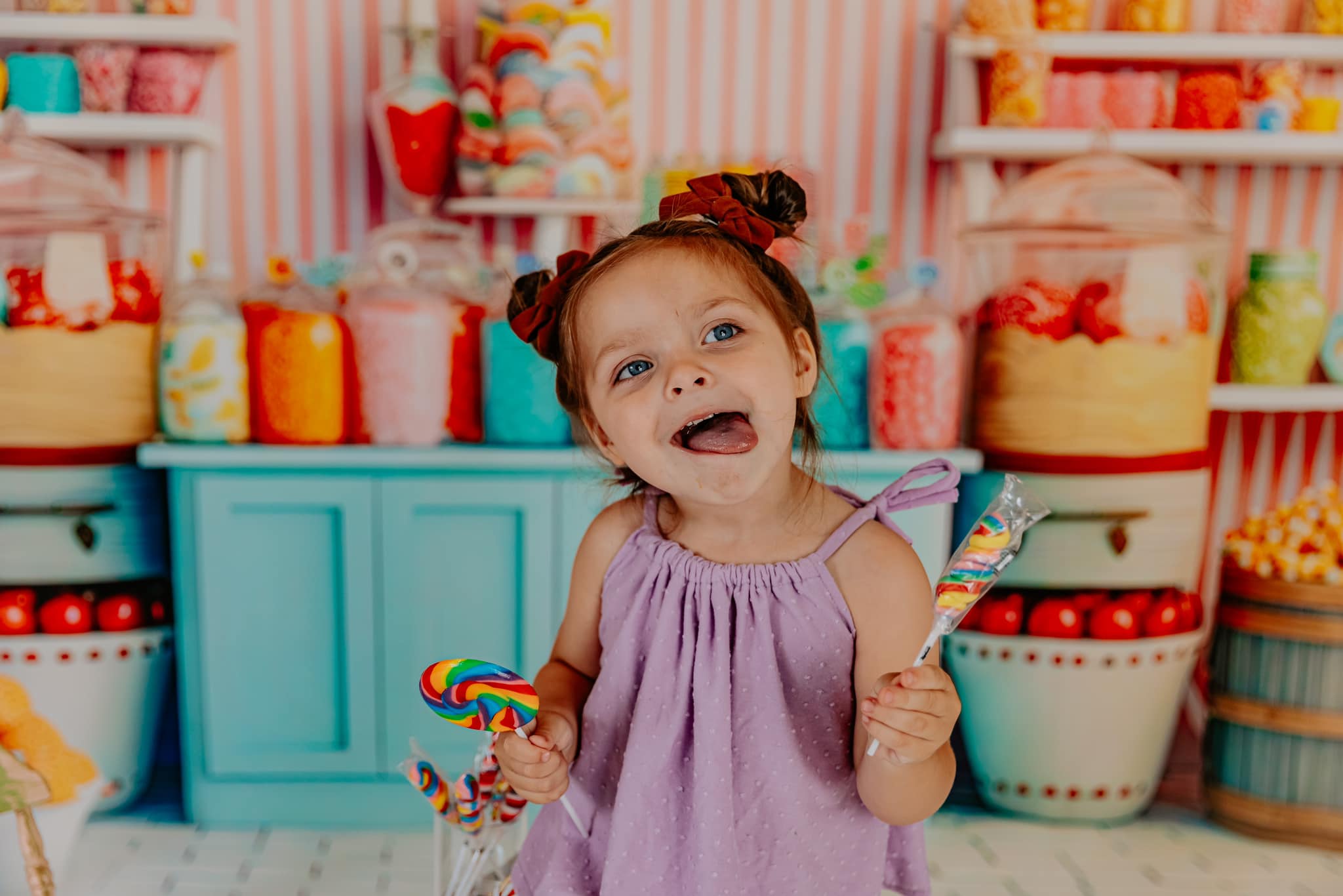 Kate Sweet Shoppe Backdrop Candy Designed by Angela Marie Photography - Kate Backdrop AU