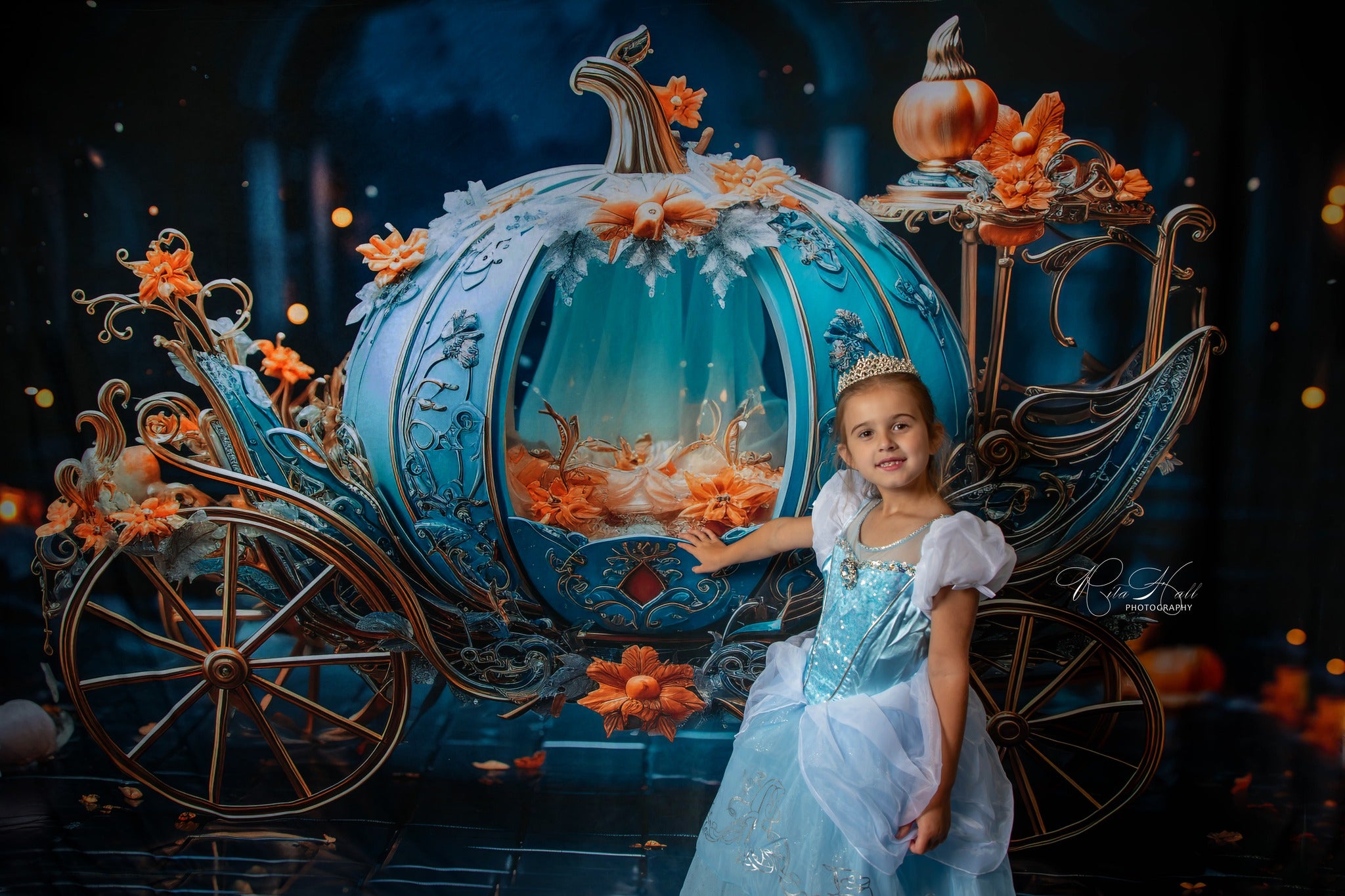 Kate Ornate Carriage Backdrop Designed by Chain Photography - Kate Backdrop AU