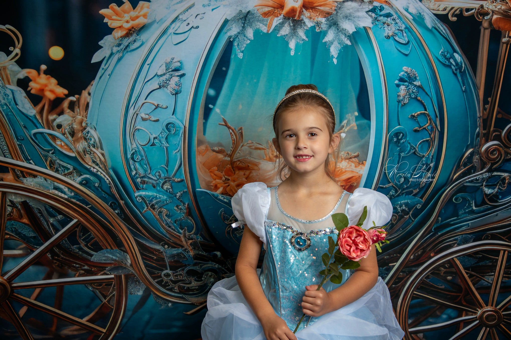 Kate Ornate Carriage Backdrop Designed by Chain Photography - Kate Backdrop AU