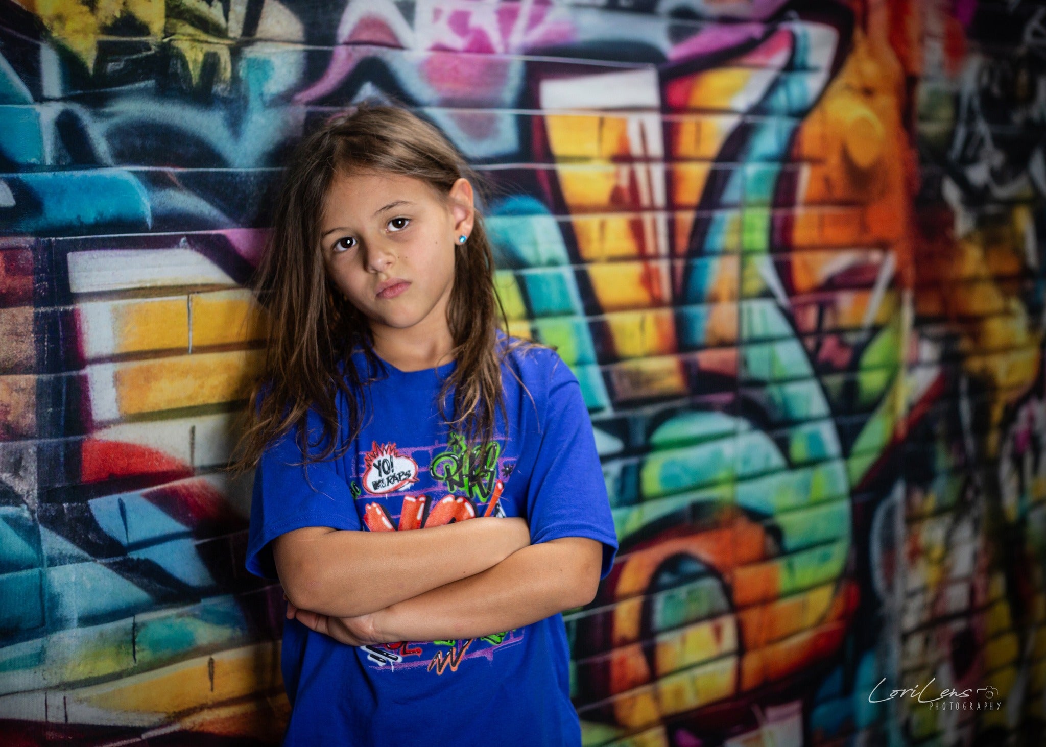 Kate Urban Graffiti Wall Backdrop Designed by Mandy Ringe Photography