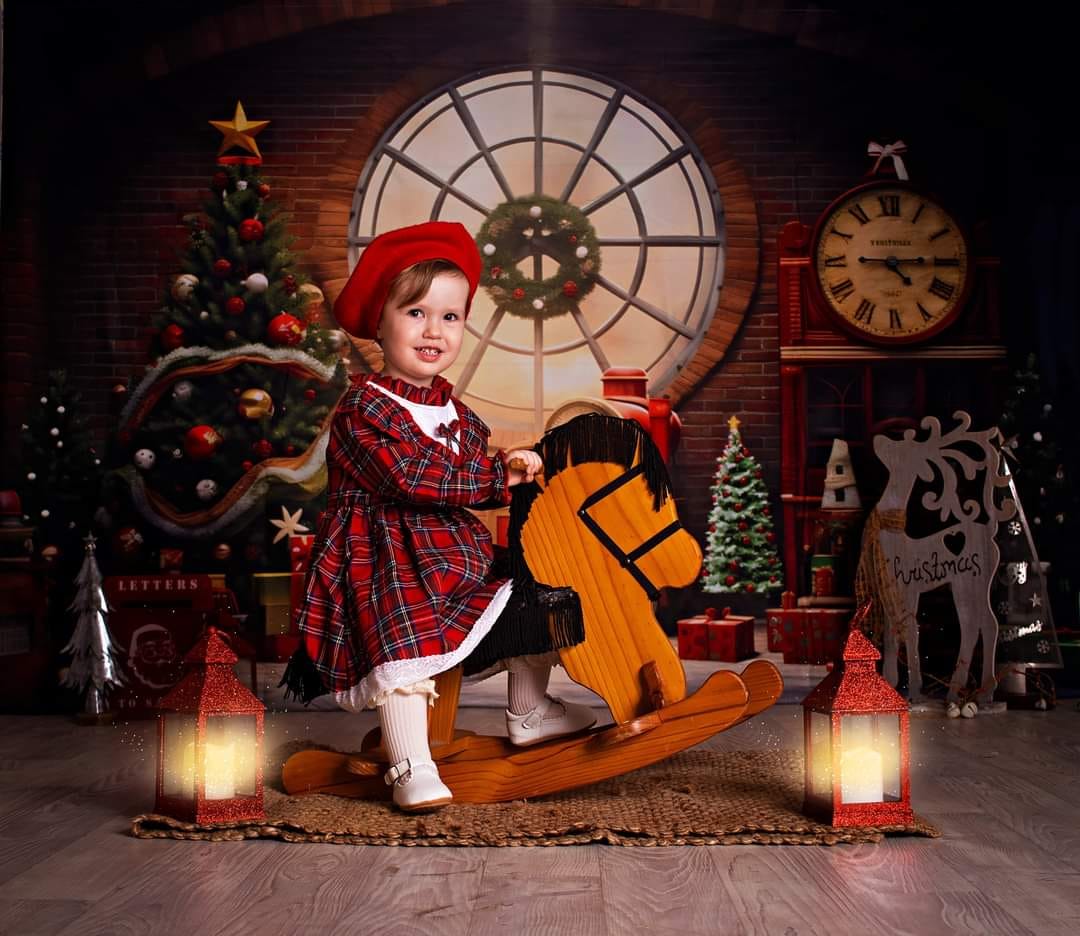 Kate Christmas Toy Room Set(8ftx8ft&10ftx8ft&8ftx10ft) - Kate Backdrop AU