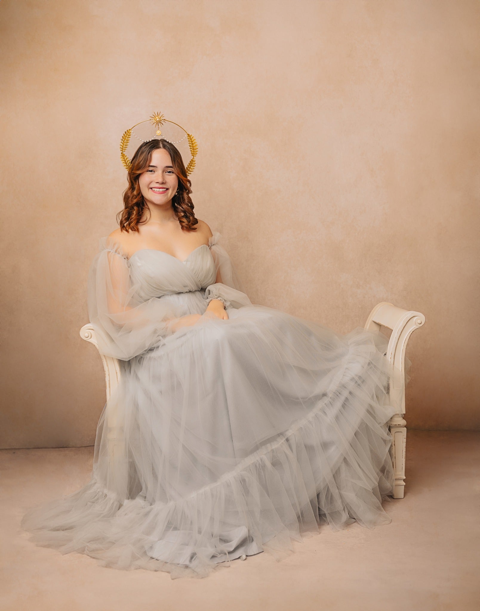 Kate Abstract texture beige a little green color Maternity/family photo Backdrop - Kate Backdrop AU