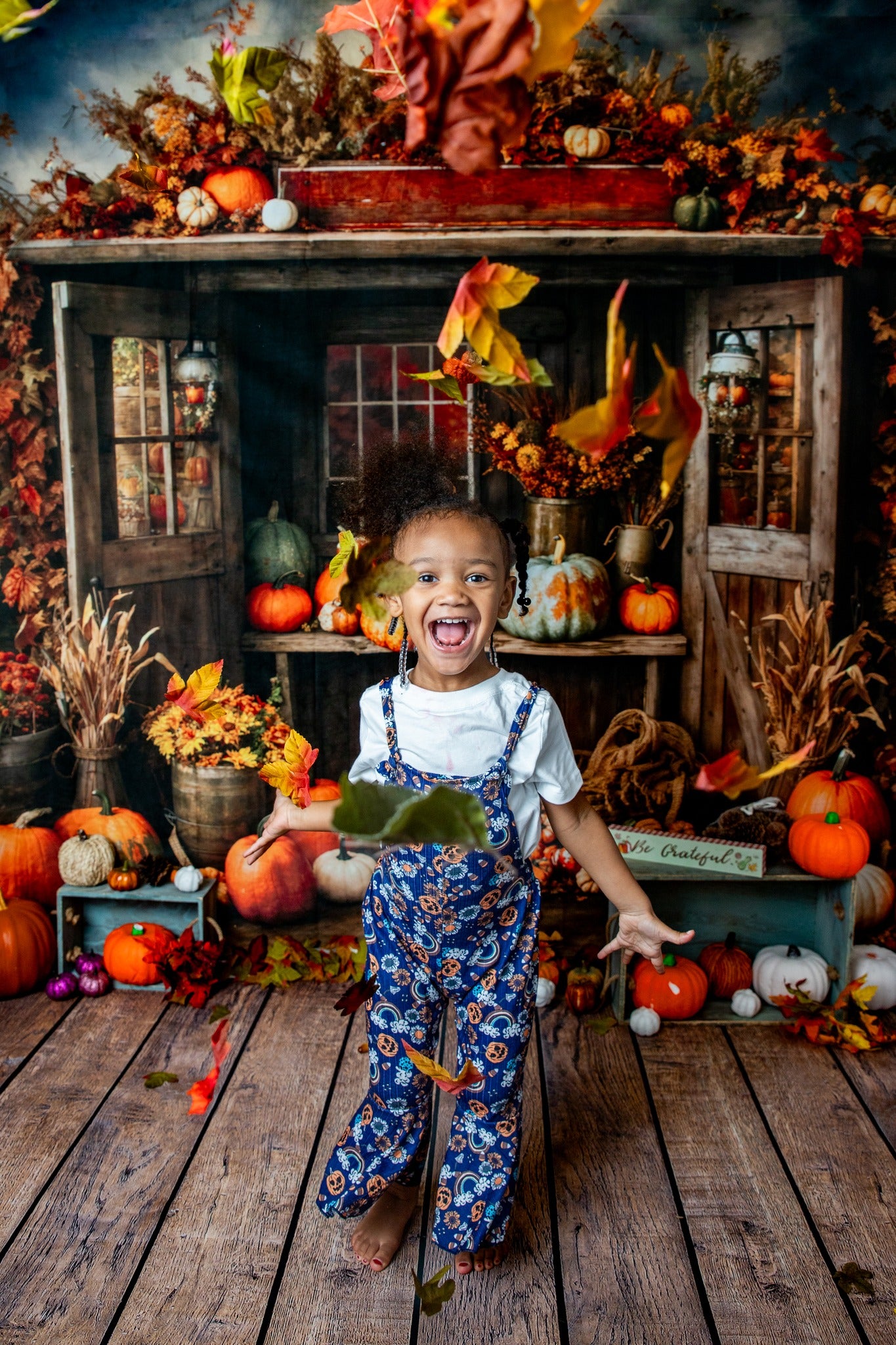 Kate Autumn/Fall Pumpkin Shop Backdrop Designed by Emetselch - Kate Backdrop AU