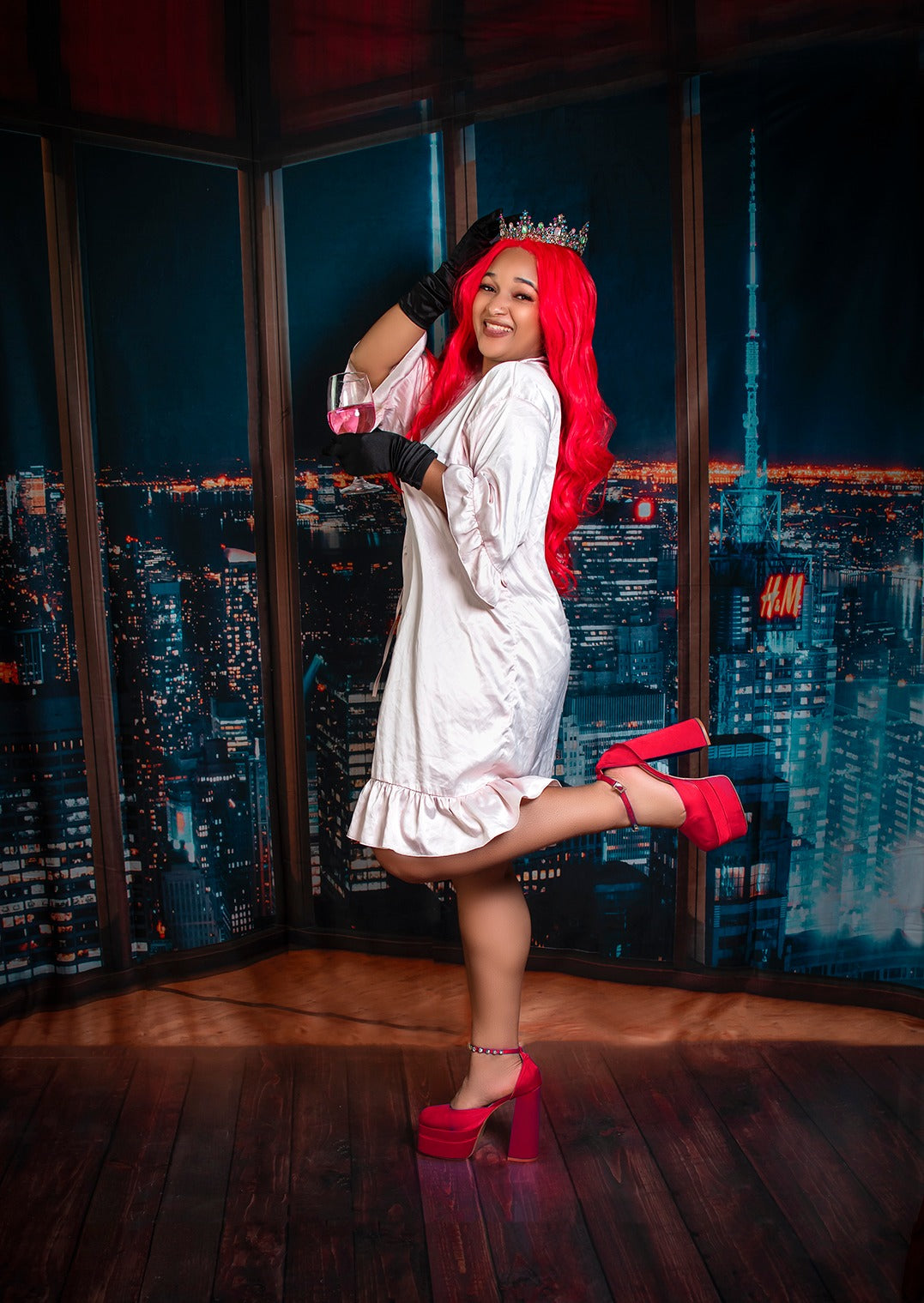 Kate City Office Backdrop Night for Photography Designed by JFCC - Kate Backdrop AU