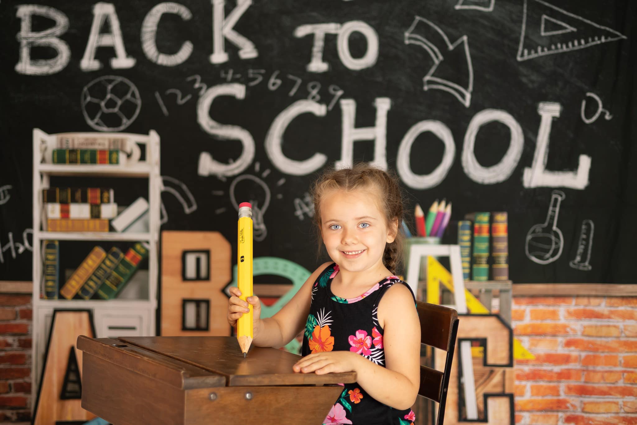 Kate Back To School Backdrop Designed by Emetselch