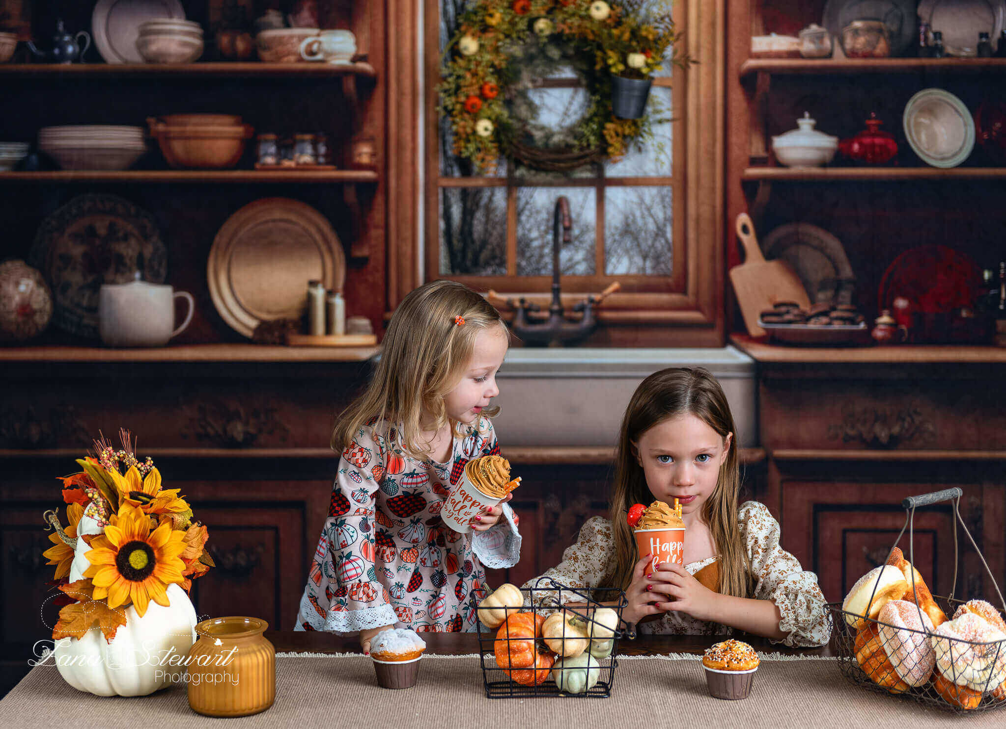 Kate Cozy Christmas Kitchen Backdrop Designed by Mandy Ringe Photography - Kate Backdrop AU
