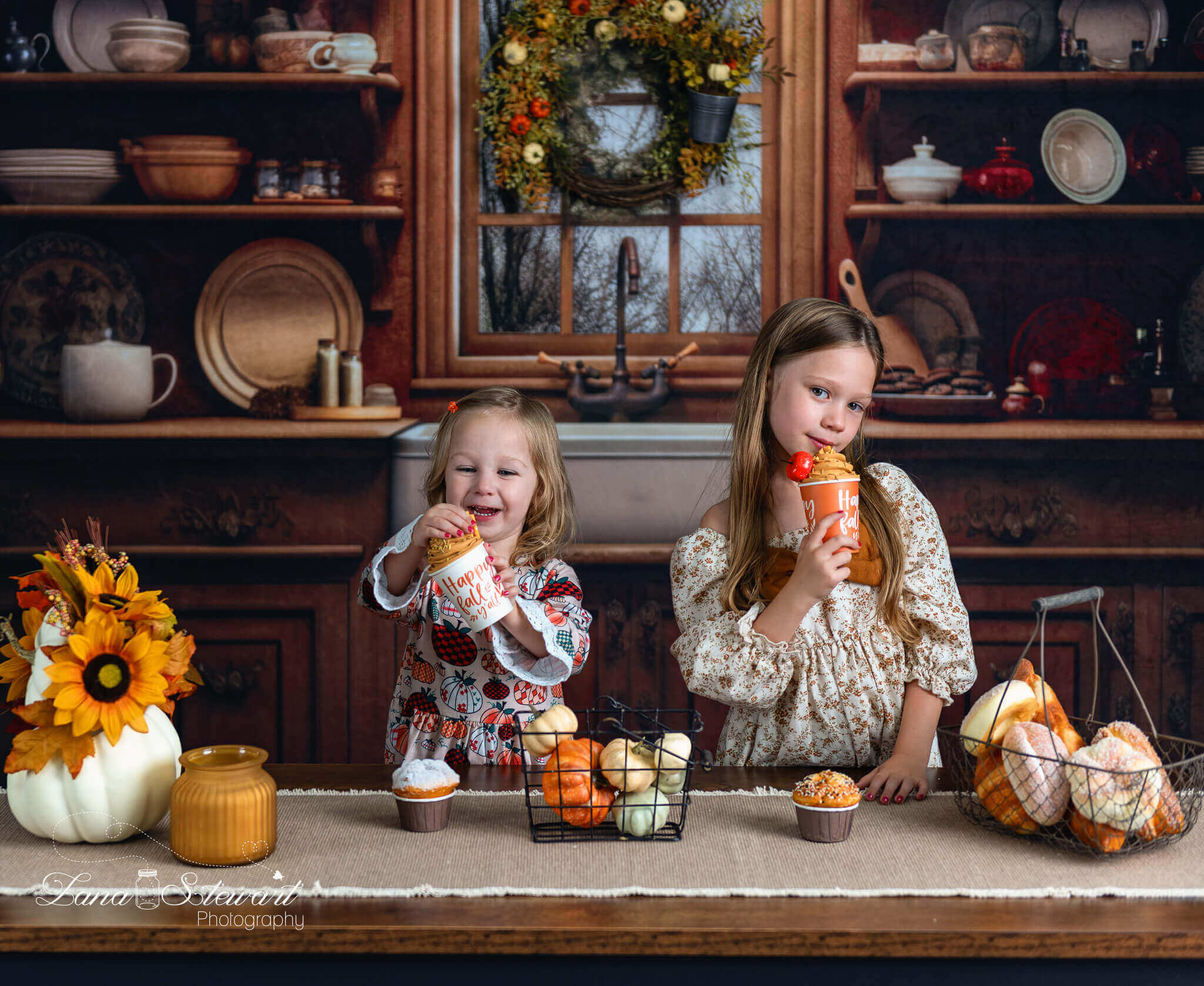 Kate Cozy Christmas Kitchen Backdrop Designed by Mandy Ringe Photography - Kate Backdrop AU