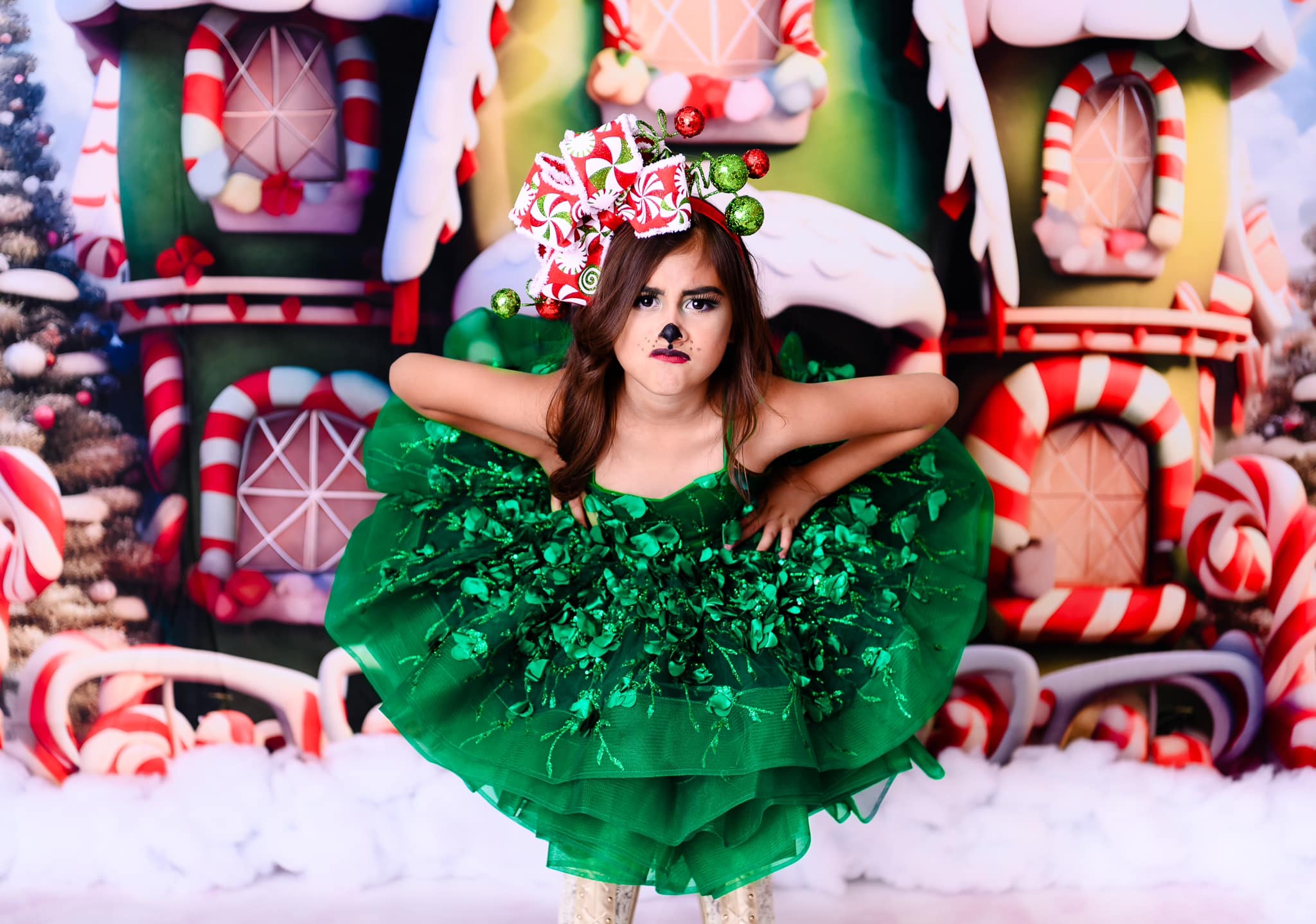 Kate Christmas Amazing House Backdrop for Photography - Kate Backdrop AU