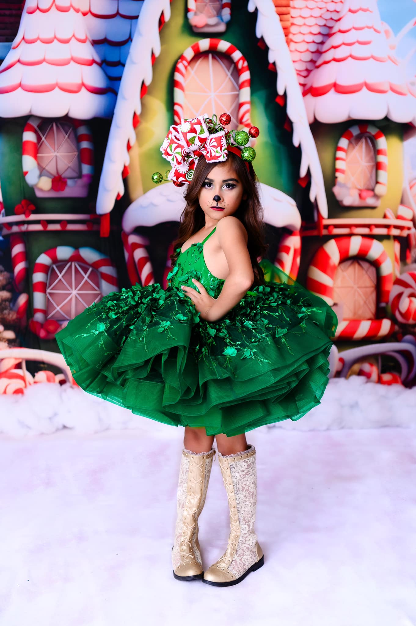 Kate Christmas Amazing House Backdrop for Photography - Kate Backdrop AU